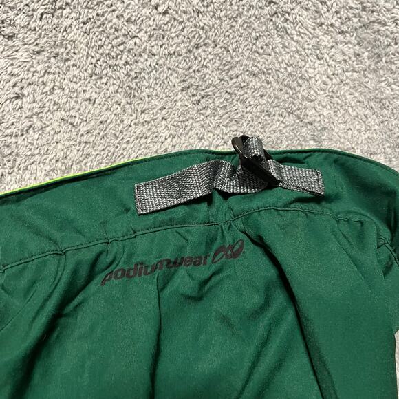 Podiumwear Shorts Adult Medium Tri Cycle Long Bermuda Cycling Mens Green - Picture 3 of 9